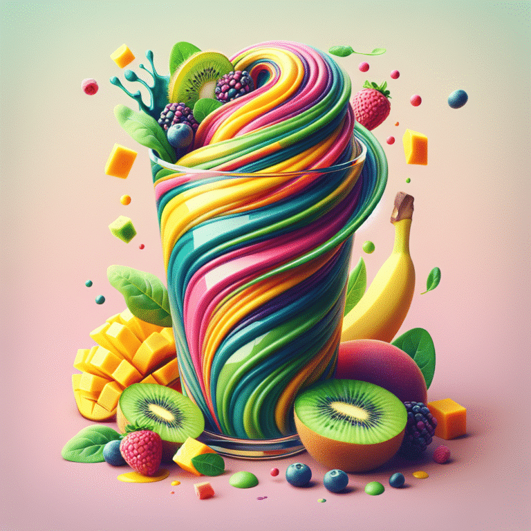 Smoothie natural que dá disposição