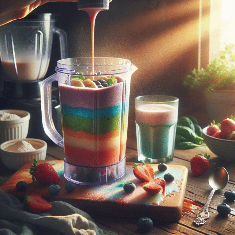 Smoothie proteico ideal para energia ao amanhecer