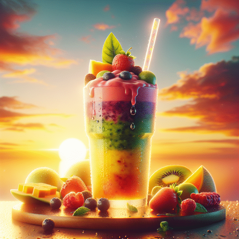 Smoothie energético para manhãs cansadas