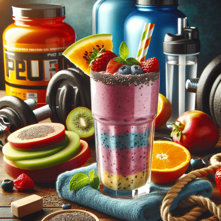 Smoothie proteico pós-treino: a chave para ganhar massa muscular
