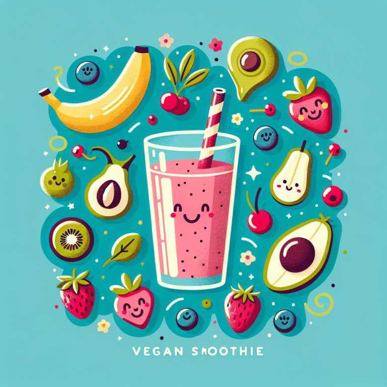 Nutrindo os pequenos: smoothie vegano nutritivo que as crianças vão adorar