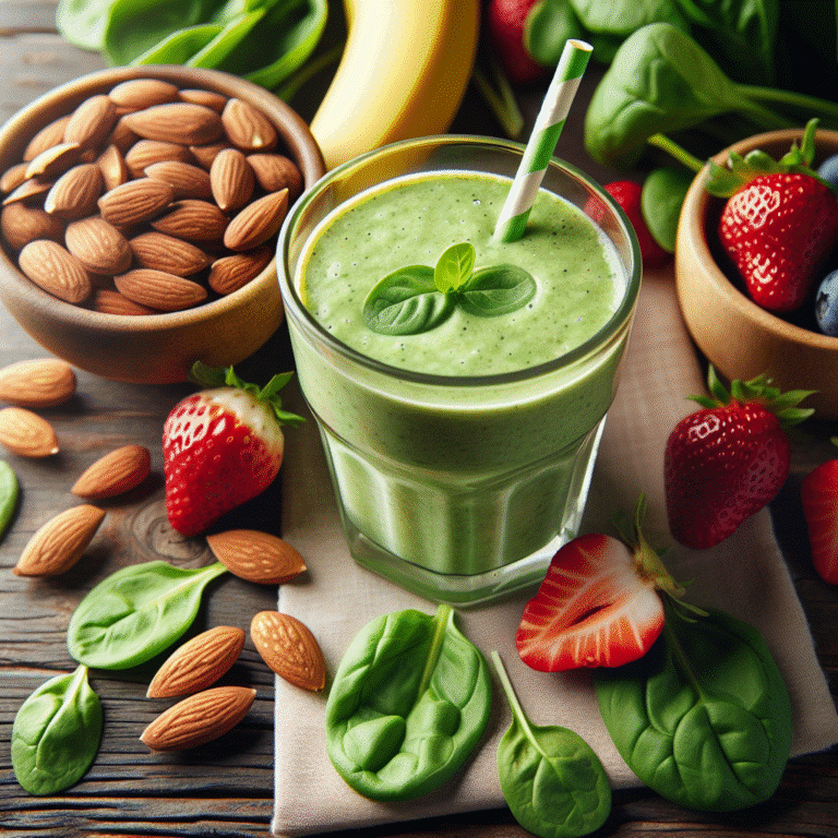 Smoothie vegano com leite de amêndoas: receita cremosa e saborosa