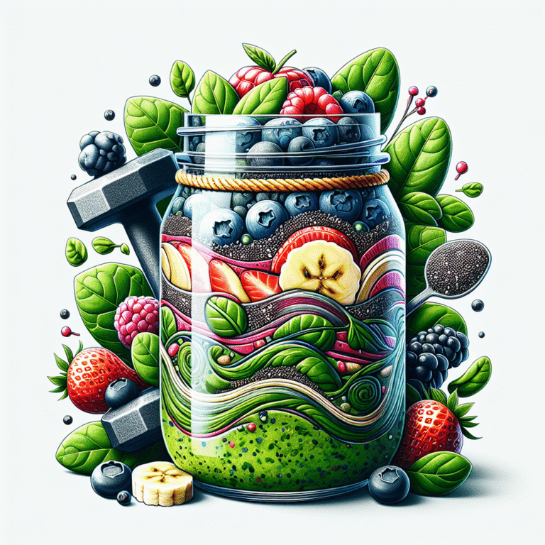 Smoothie pré-treino que aumenta a disposição