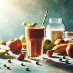 Smoothie proteico para energia e força