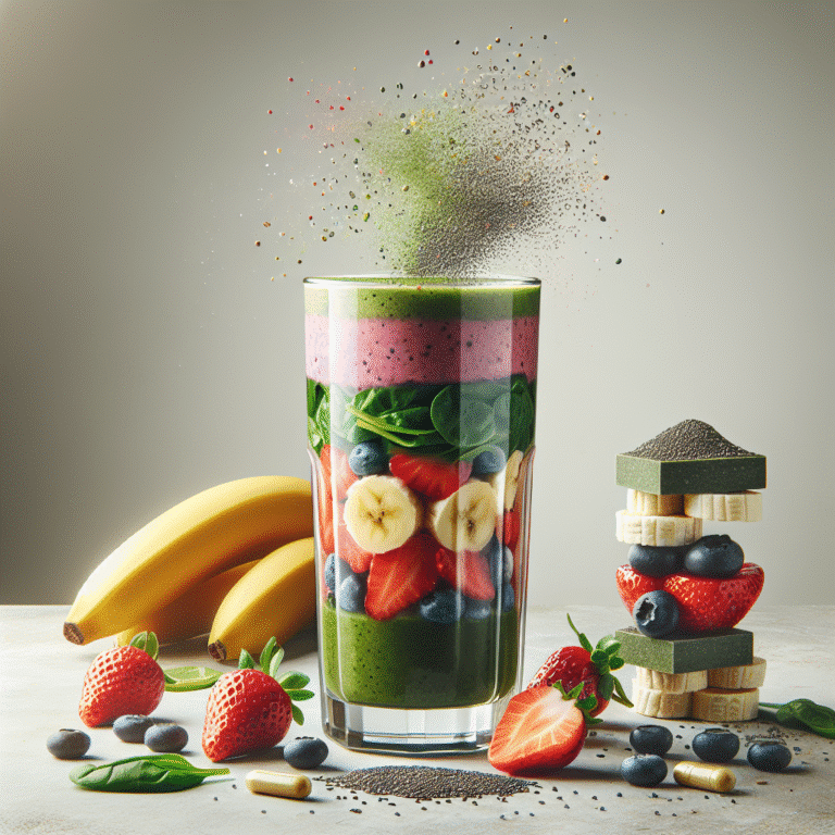 Smoothie ultra-proteico para energia intensa
