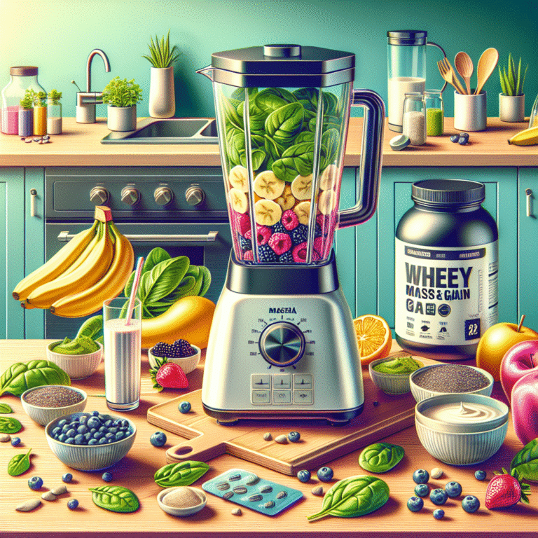 Smoothie saudável para ganho de massa magra