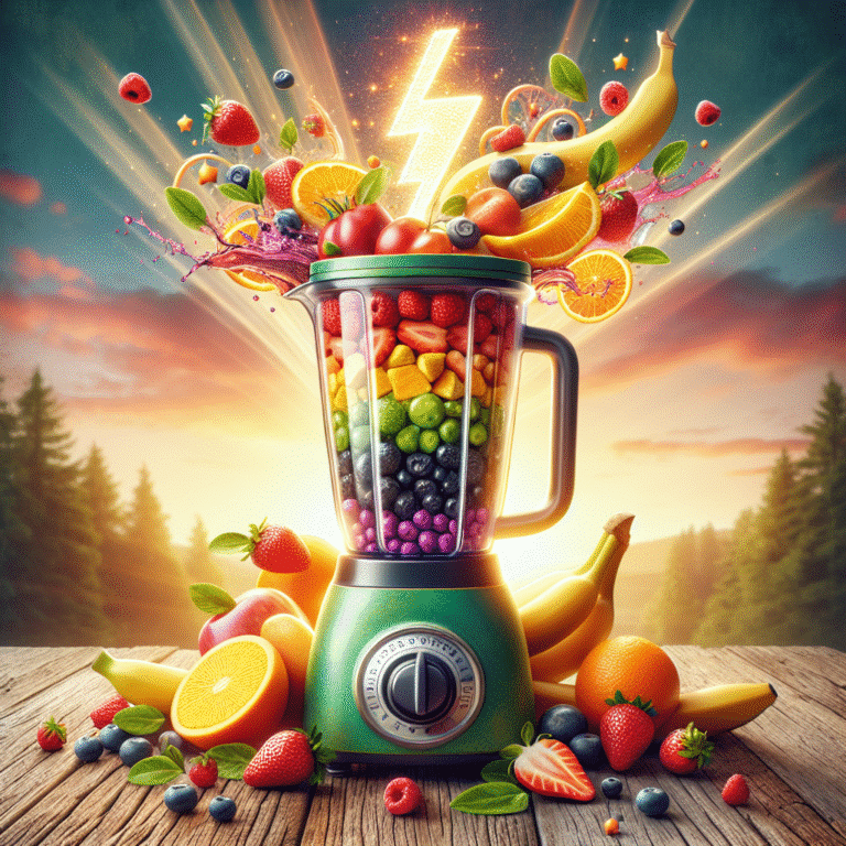 Smoothie energético para recarregar as baterias