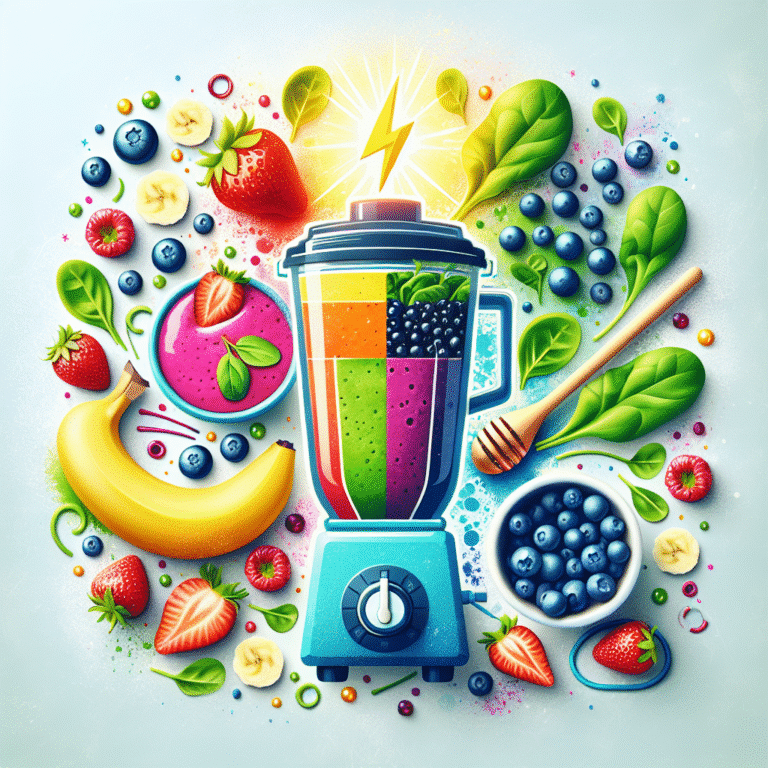 Smoothie rápido para levantar a energia