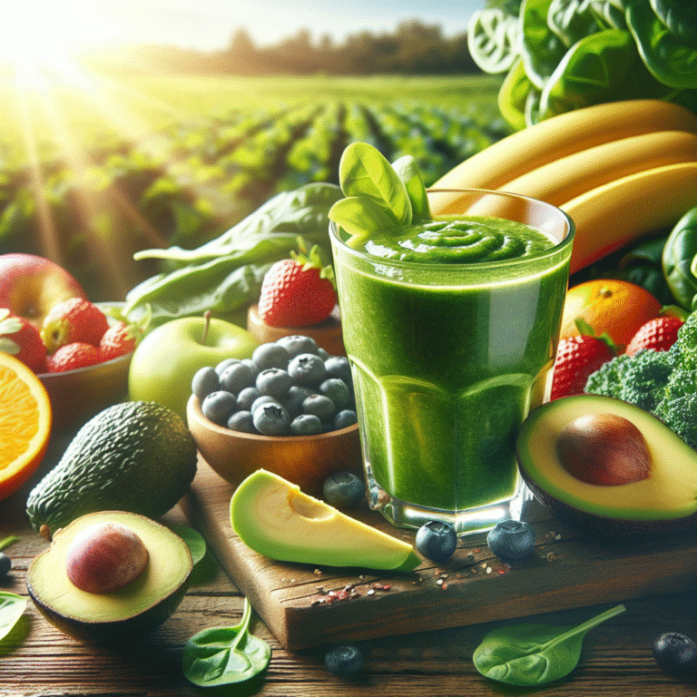 Smoothie natural para foco e disposição