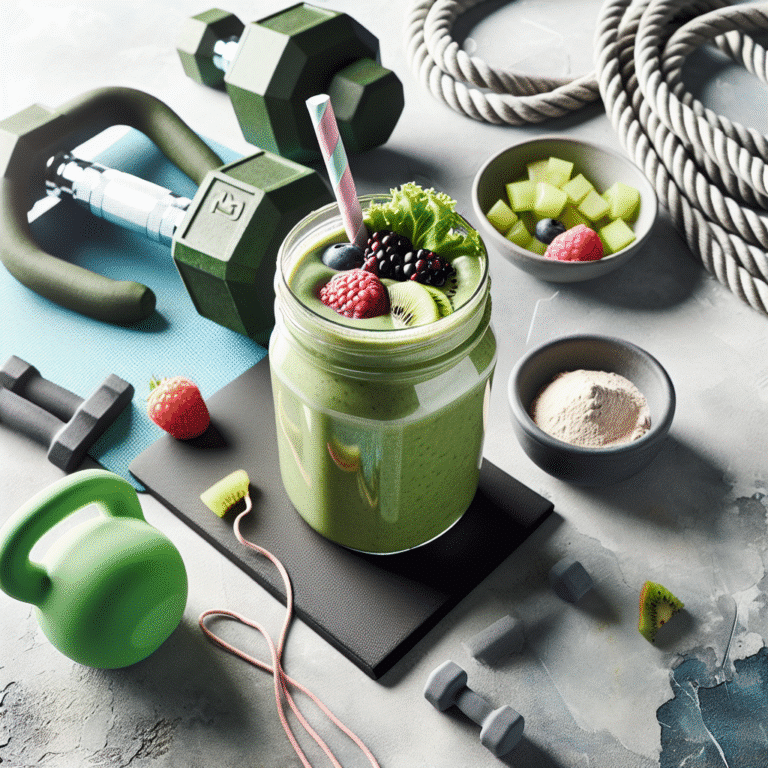 Smoothie proteico pós-treino ideal para ganhar massa muscular
