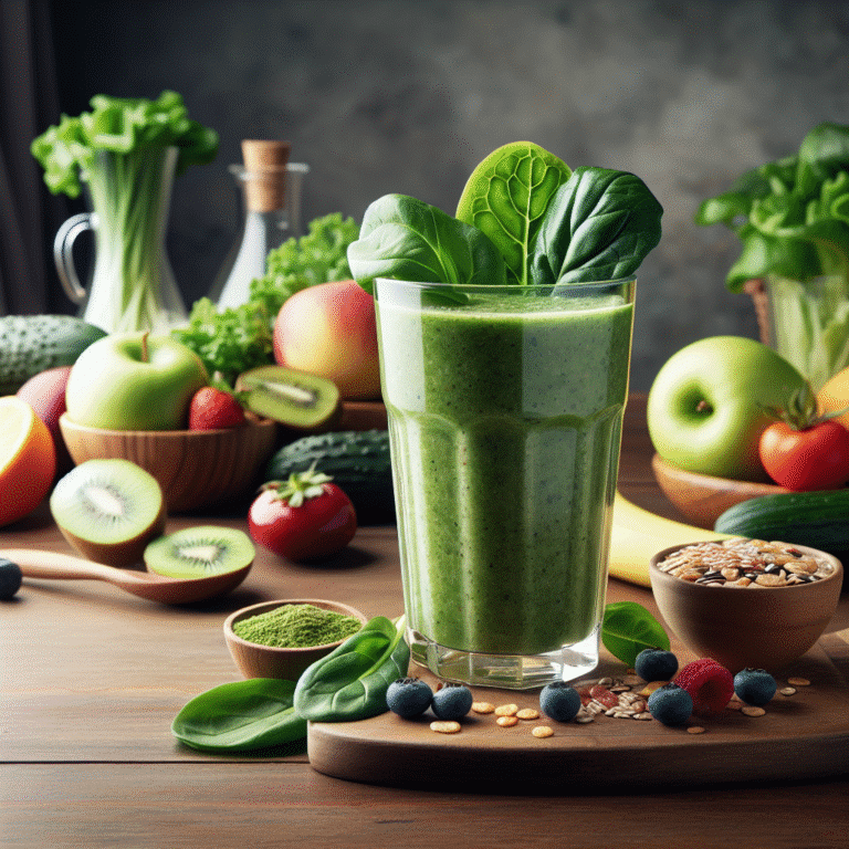 Smoothie natural para foco e disposição