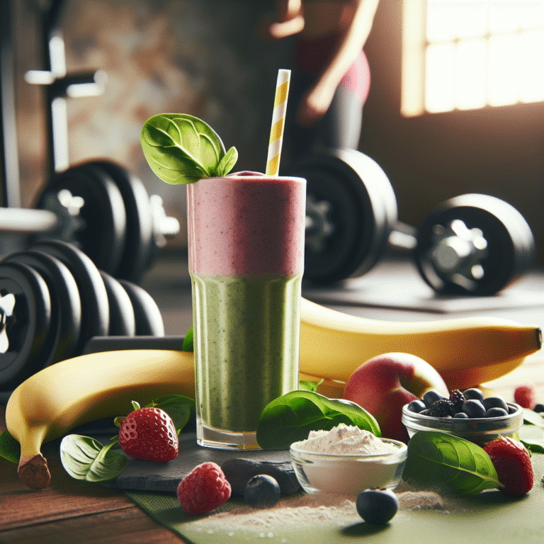 Smoothie pré-treino para mais disposição