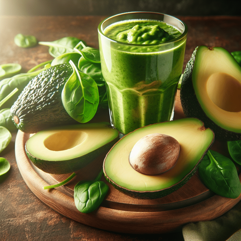 Incorporando espinafre e abacate no seu smoothie vegano