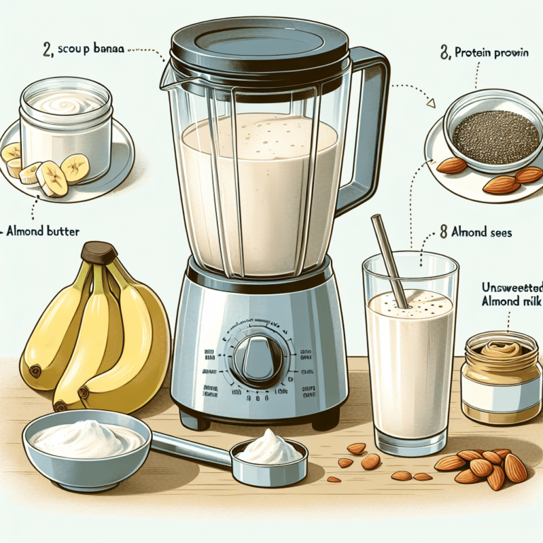 Como fazer um smoothie proteico para energia extra