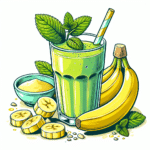 Smoothie detox com banana