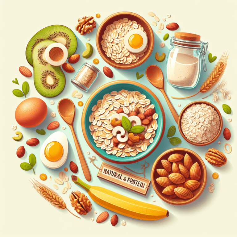 aveia e proteína natural