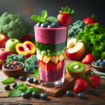 Smoothie vegano antioxidante e saudável: Fortaleça seu sistema imunológico