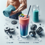 Alcance definição muscular com um smoothie pós-treino