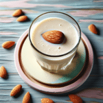 Smoothie vegano com leite de amêndoas: Refrescância e nutrição
