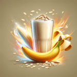 Smoothie de banana e aveia para energia extra