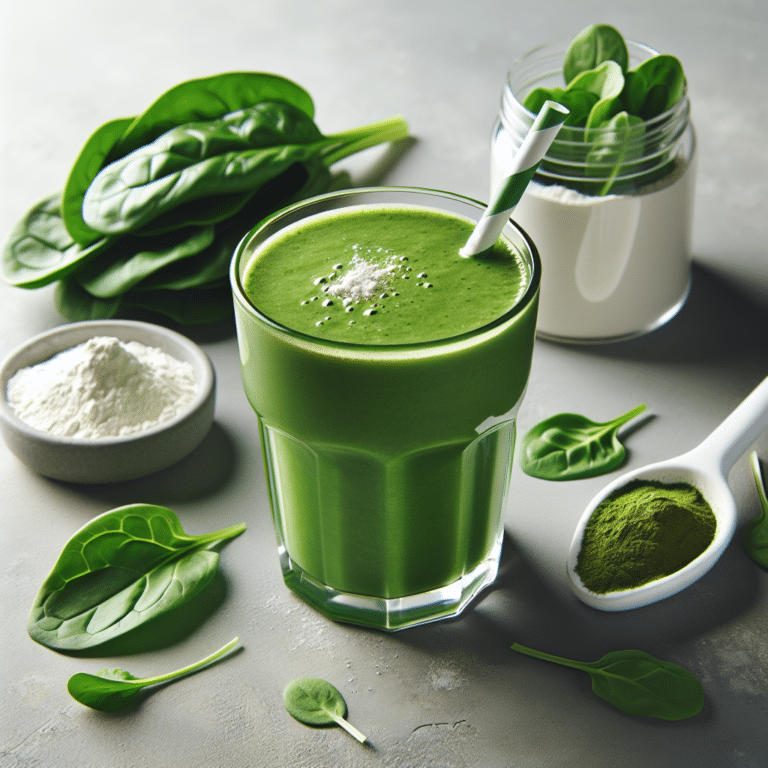Detox total: smoothie verde com proteína