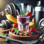 Smoothie pós-treino ideal para definição muscular