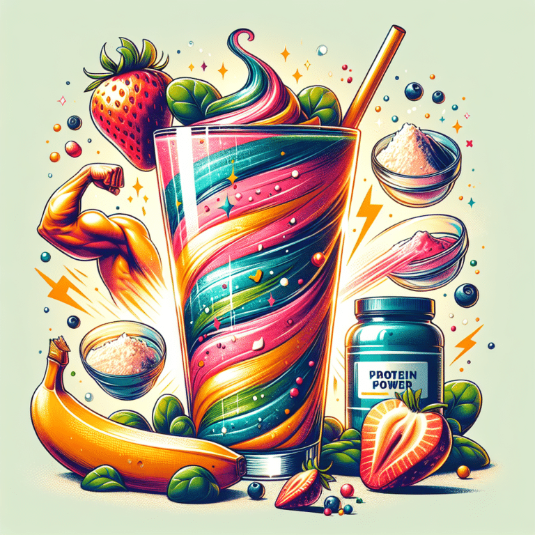 Smoothie proteico que garante força e energia