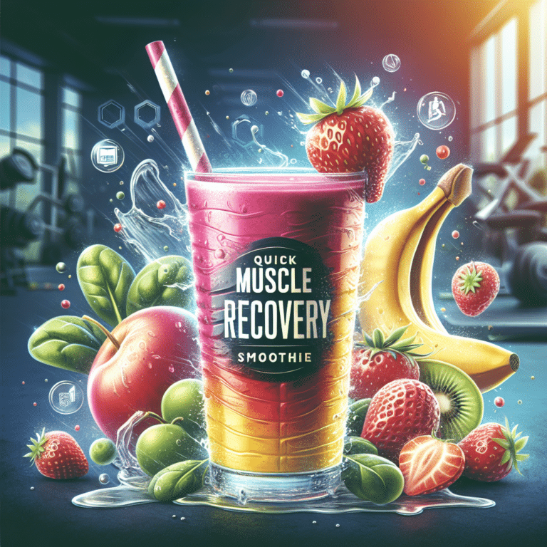 Smoothie de recuperação muscular rápida