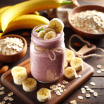 Smoothie de banana e aveia: sabor e saúde
