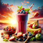 Smoothie matinal para disposição diária