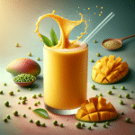 Refine sua recuperação com um smoothie de manga e proteína vegetal